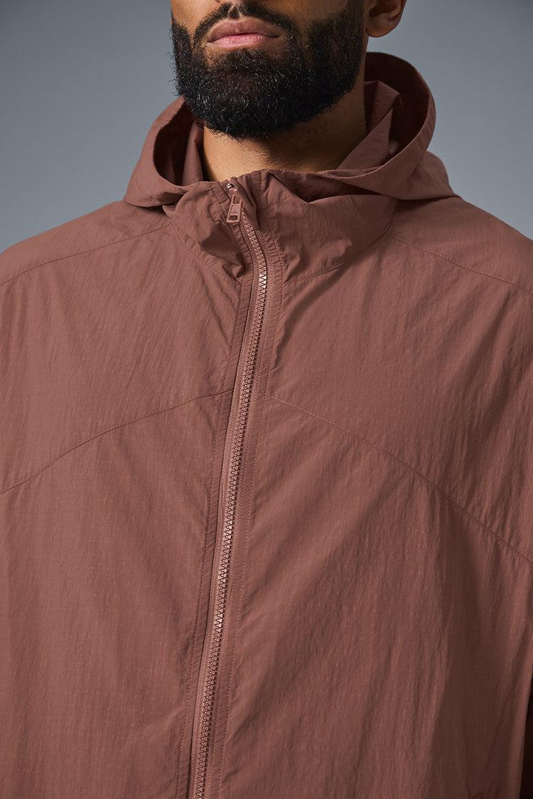 Vantage Nylon Ripstop Track Jacket - Chestnut Product Image