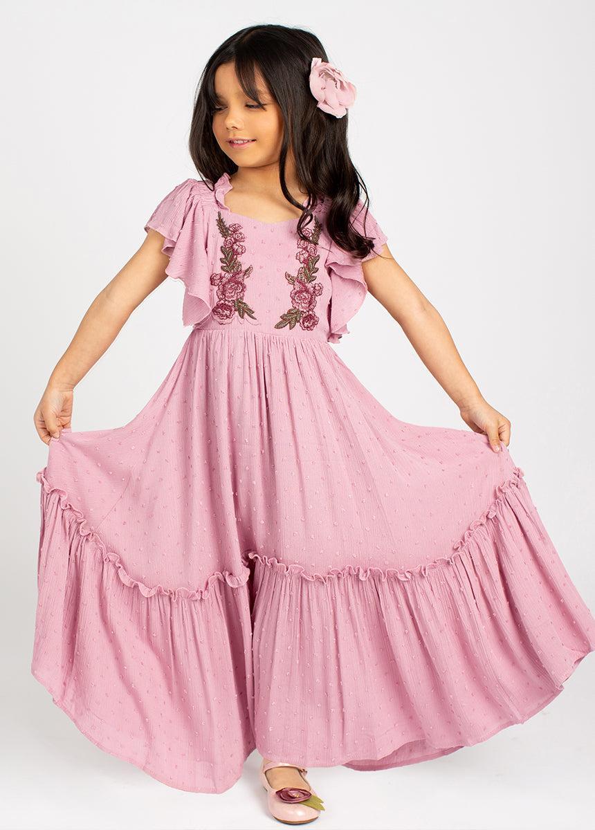 Dewi Dress in Pale Orchid Girls Product Image