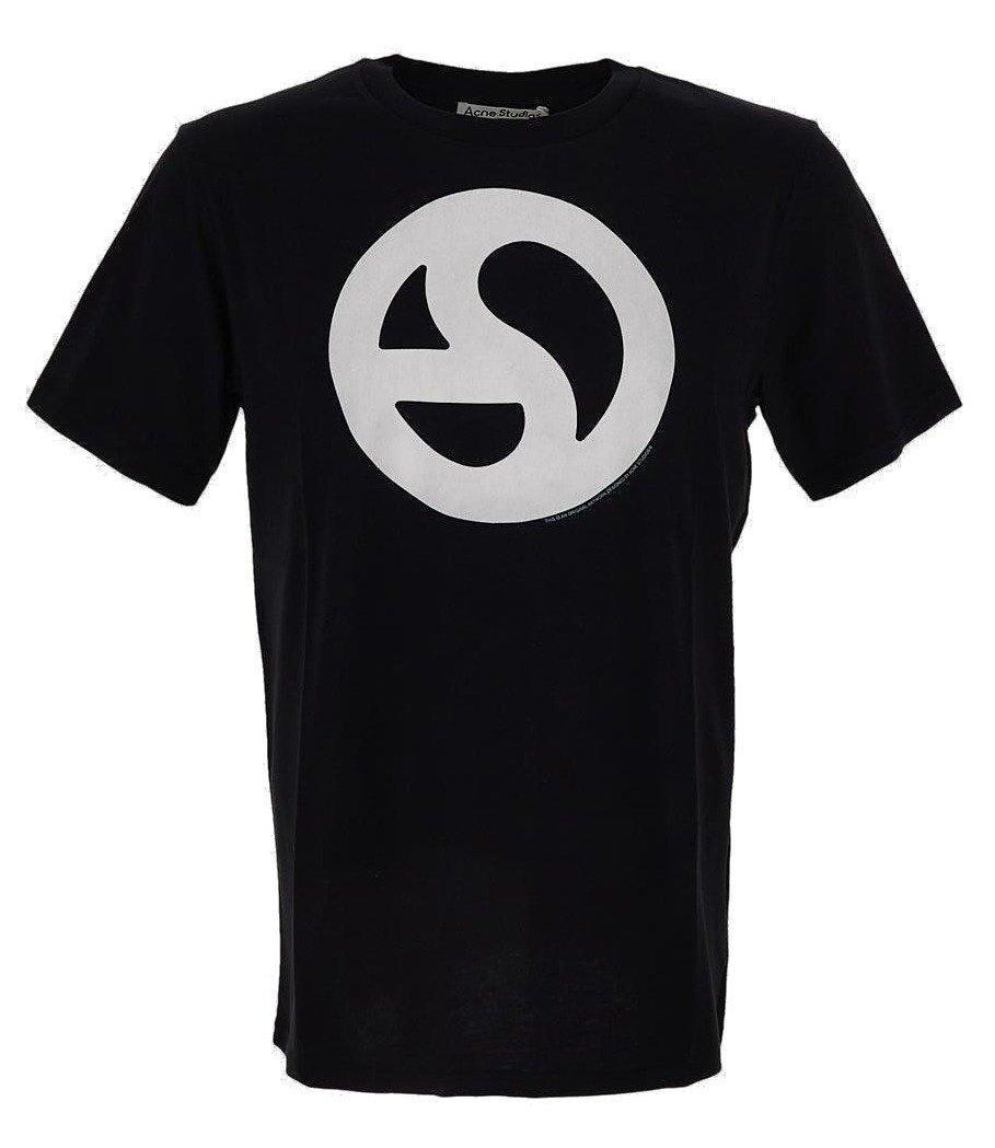 ACNE STUDIOS Everest Logo-print Cotton And Lyocell-blend Jersey T-shirt In Blue Product Image