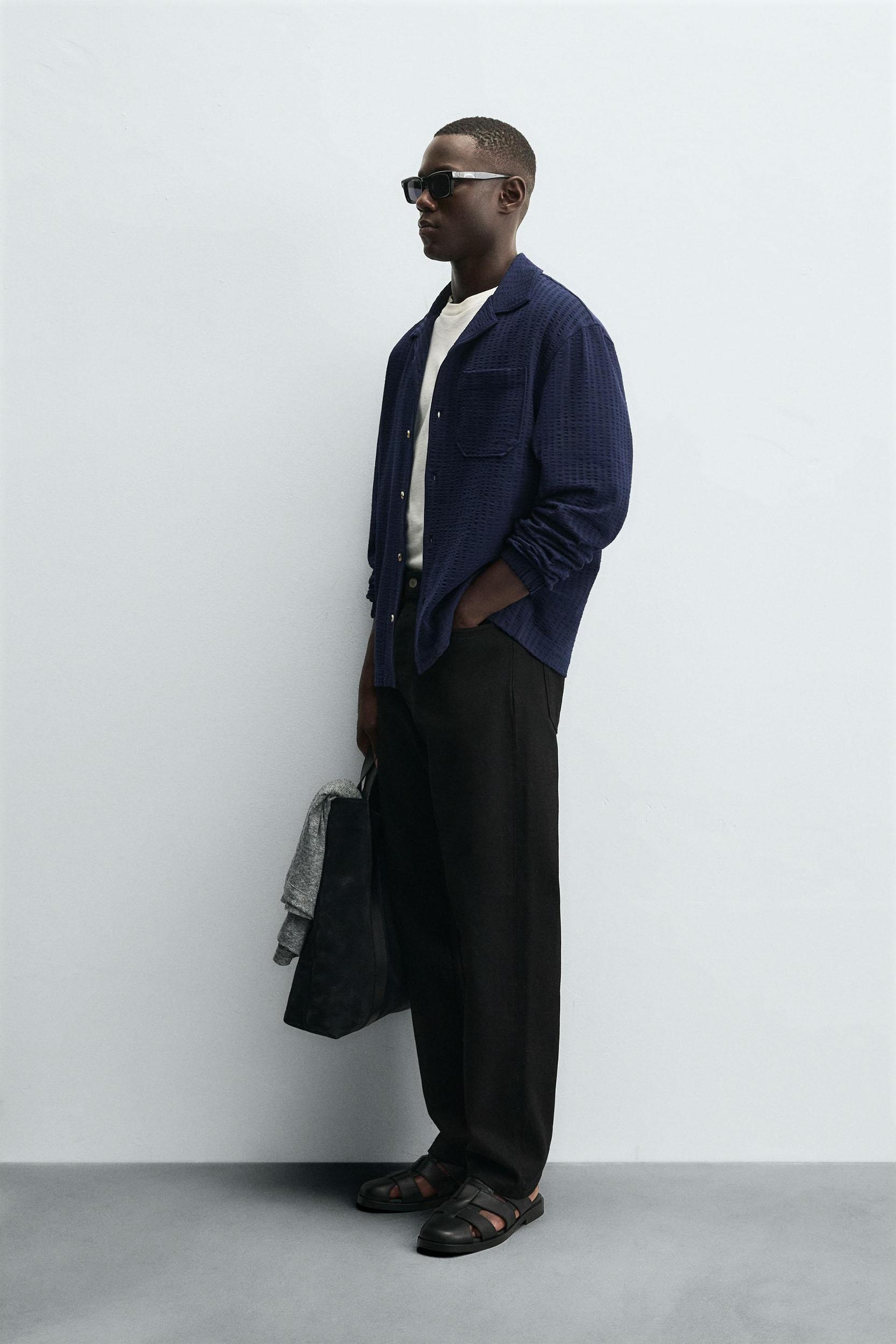 COMFORT SEERSUCKER OVERSHIRT Product Image