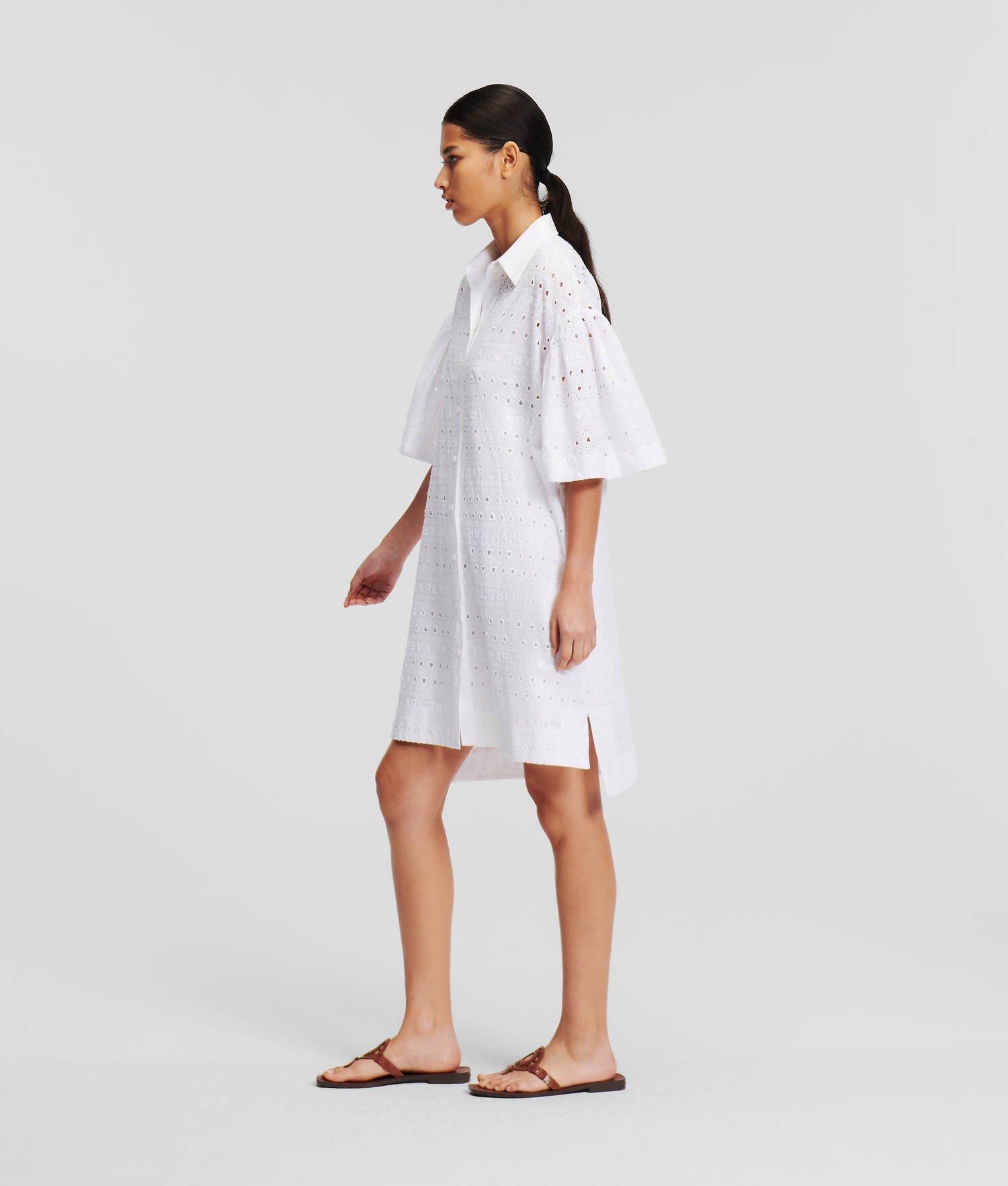 BRODERIE ANGLAISE SHIRT DRESS Product Image