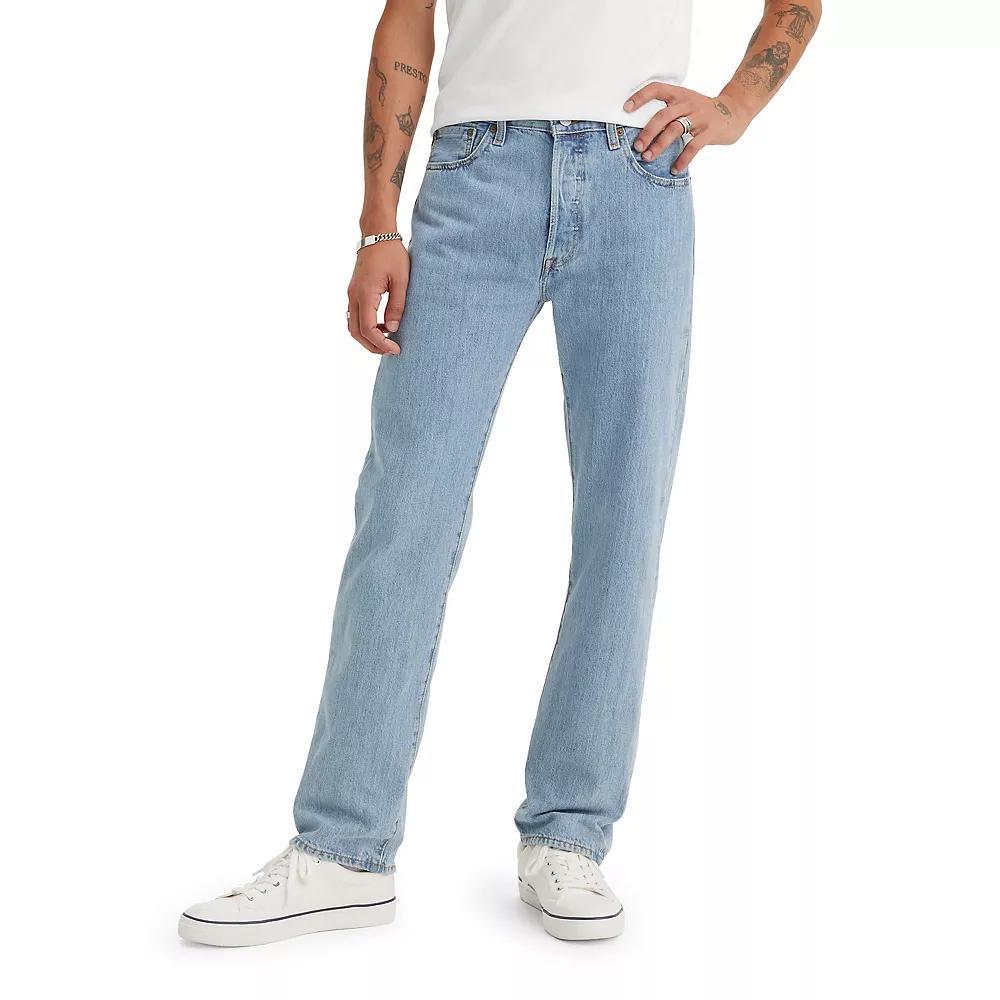 Men's Levi's® 501™ Original Fit Jeans, Size: 31X32, Light Stonewash Product Image