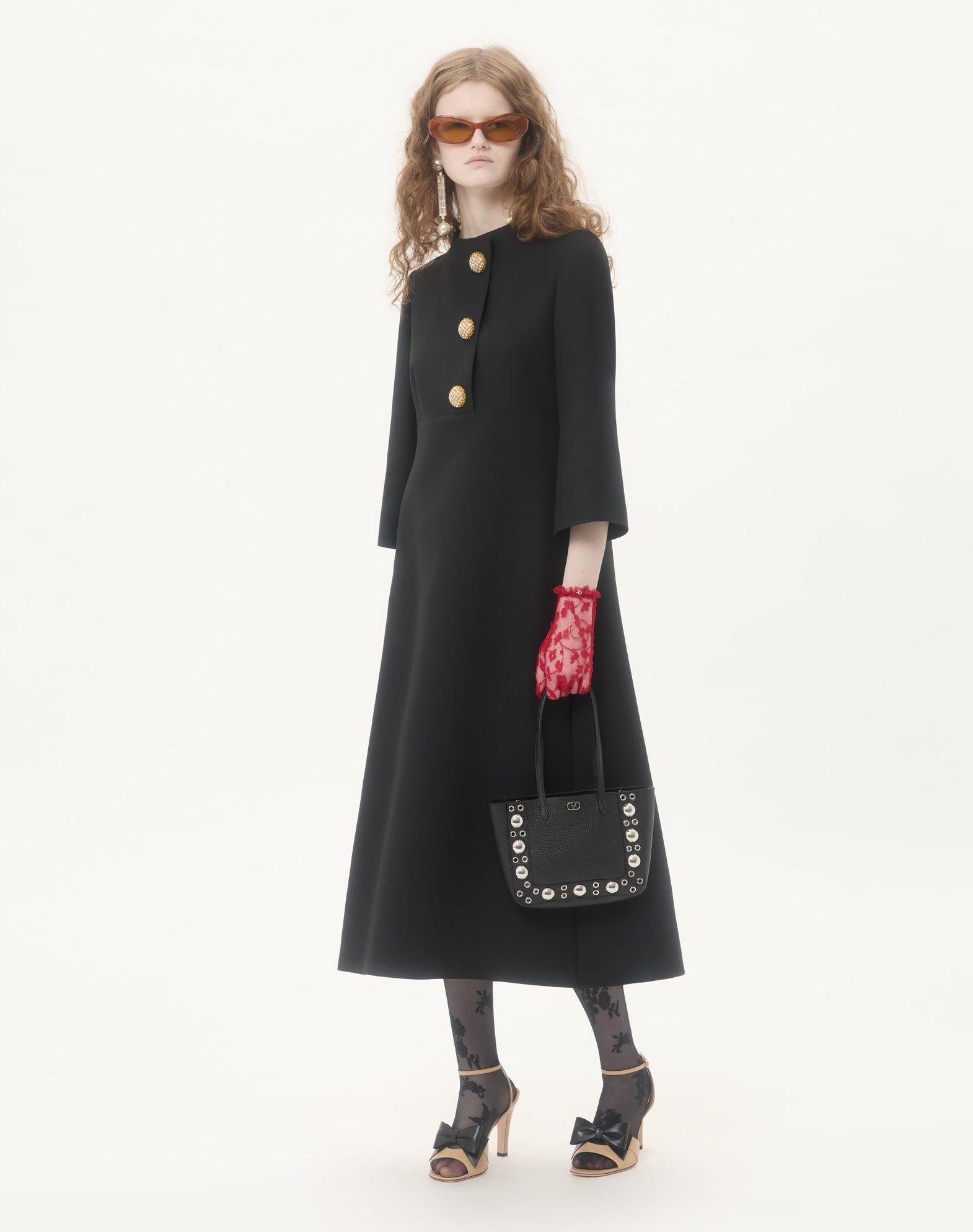 Valentino Garavani Nellcôte Mini Shopping Bag In Grainy Calfskin Product Image