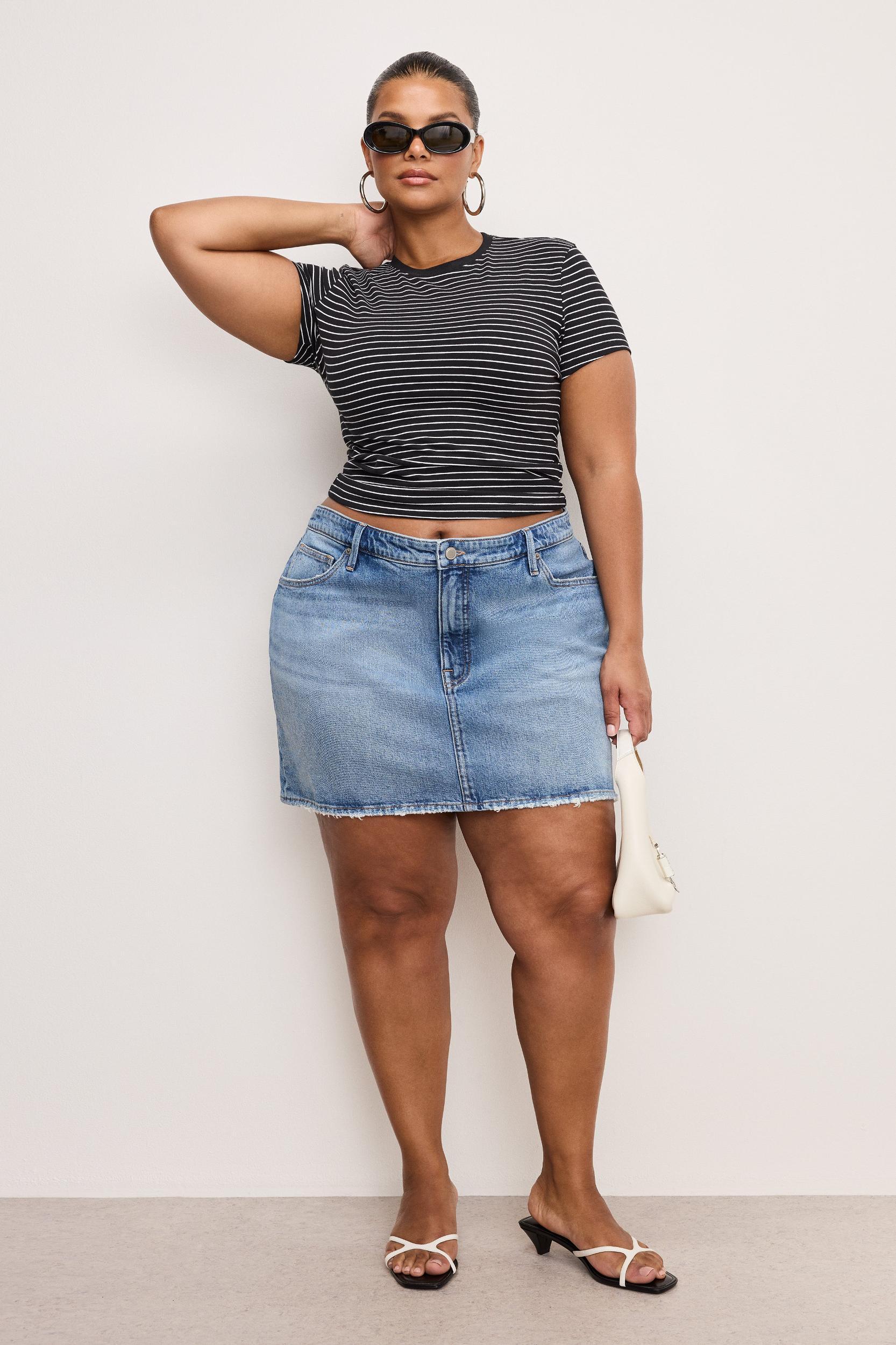 GOOD 90S MINI SKIRT | INDIGO819 Product Image