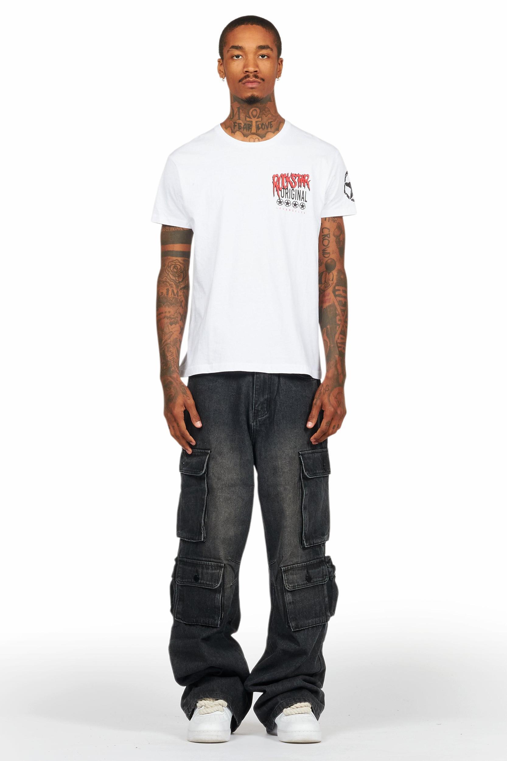 Wizzurd White Graphic T-Shirt Male Product Image