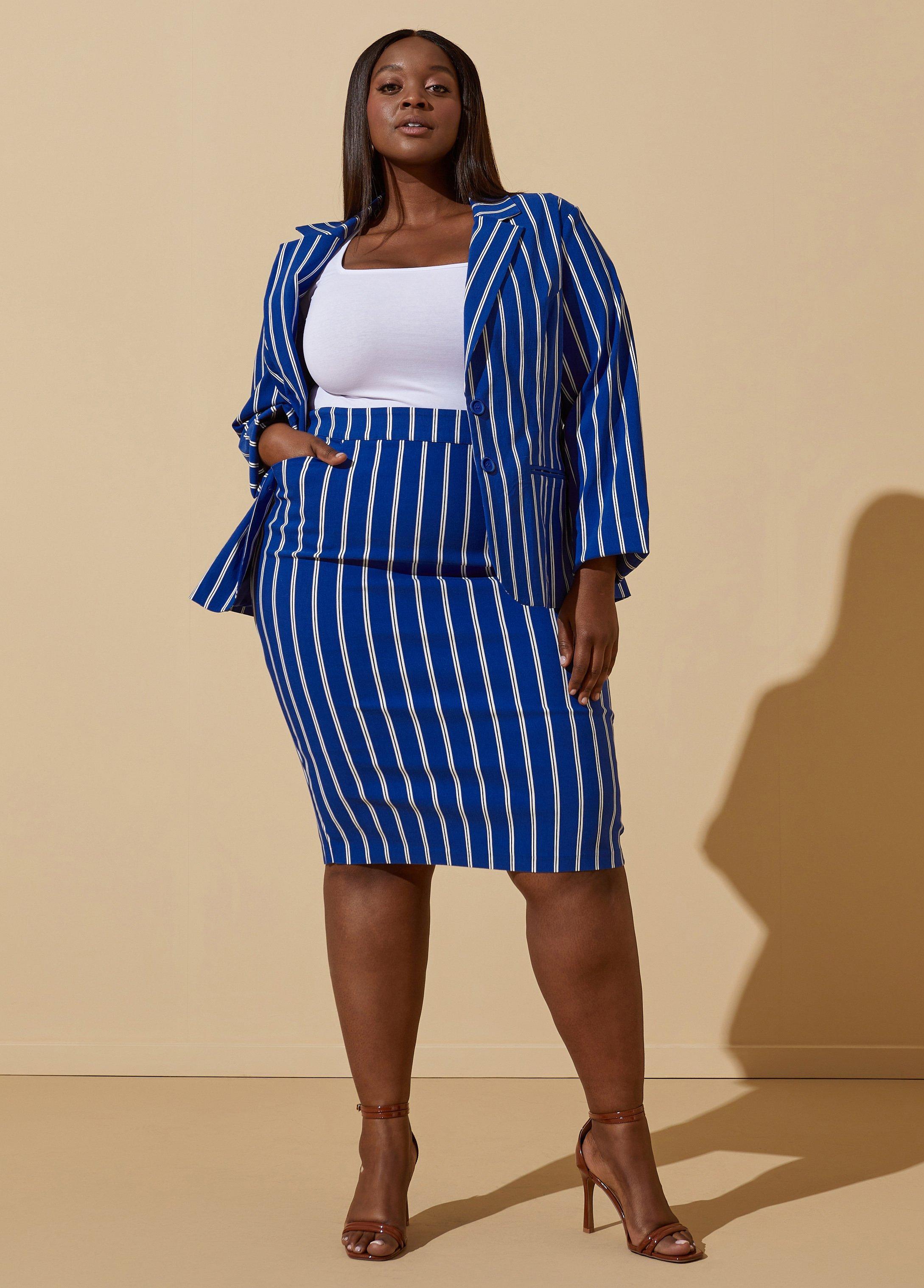 Pinstriped Power Twill Blazer Product Image