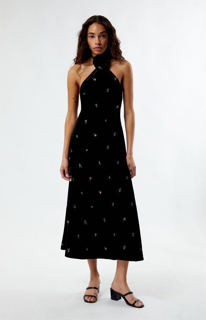 High Neck Flower Dress WeWoreWhat Product Image
