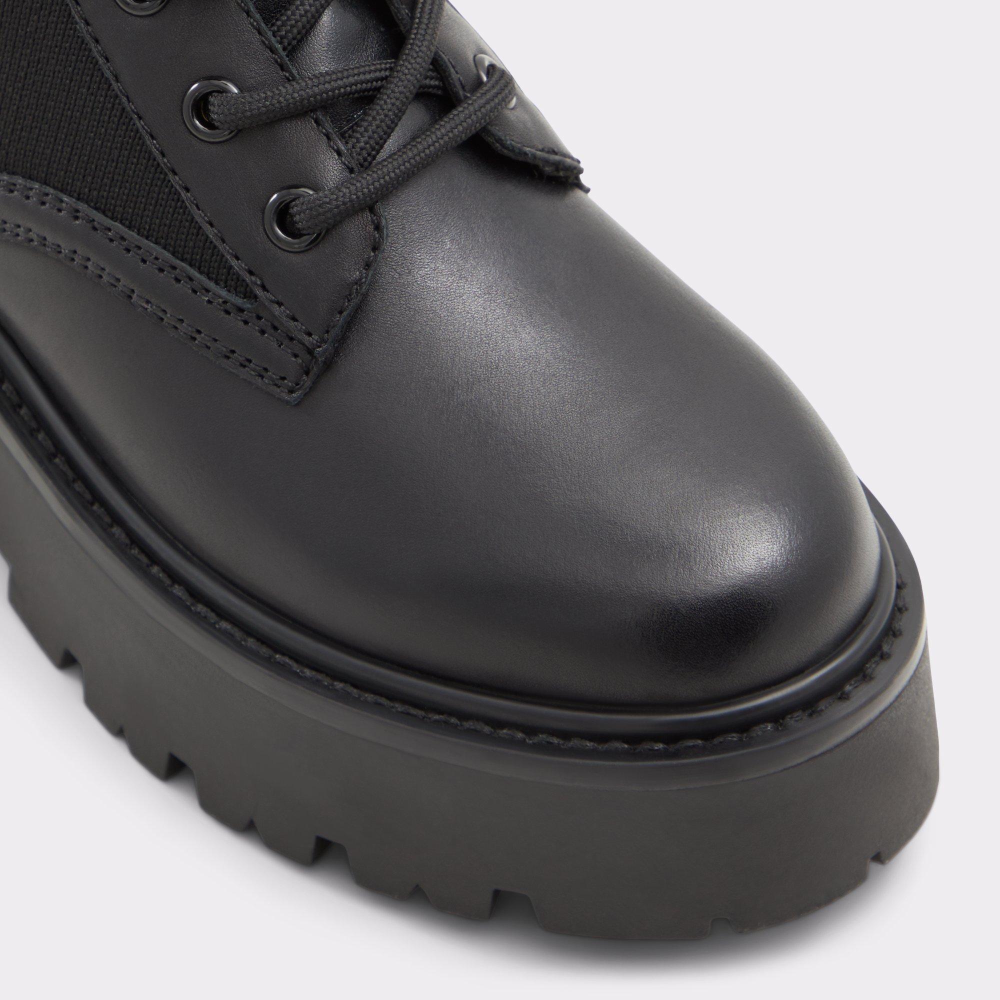 Talaleryknit Black Women's Combat boots | ALDO US Product Image