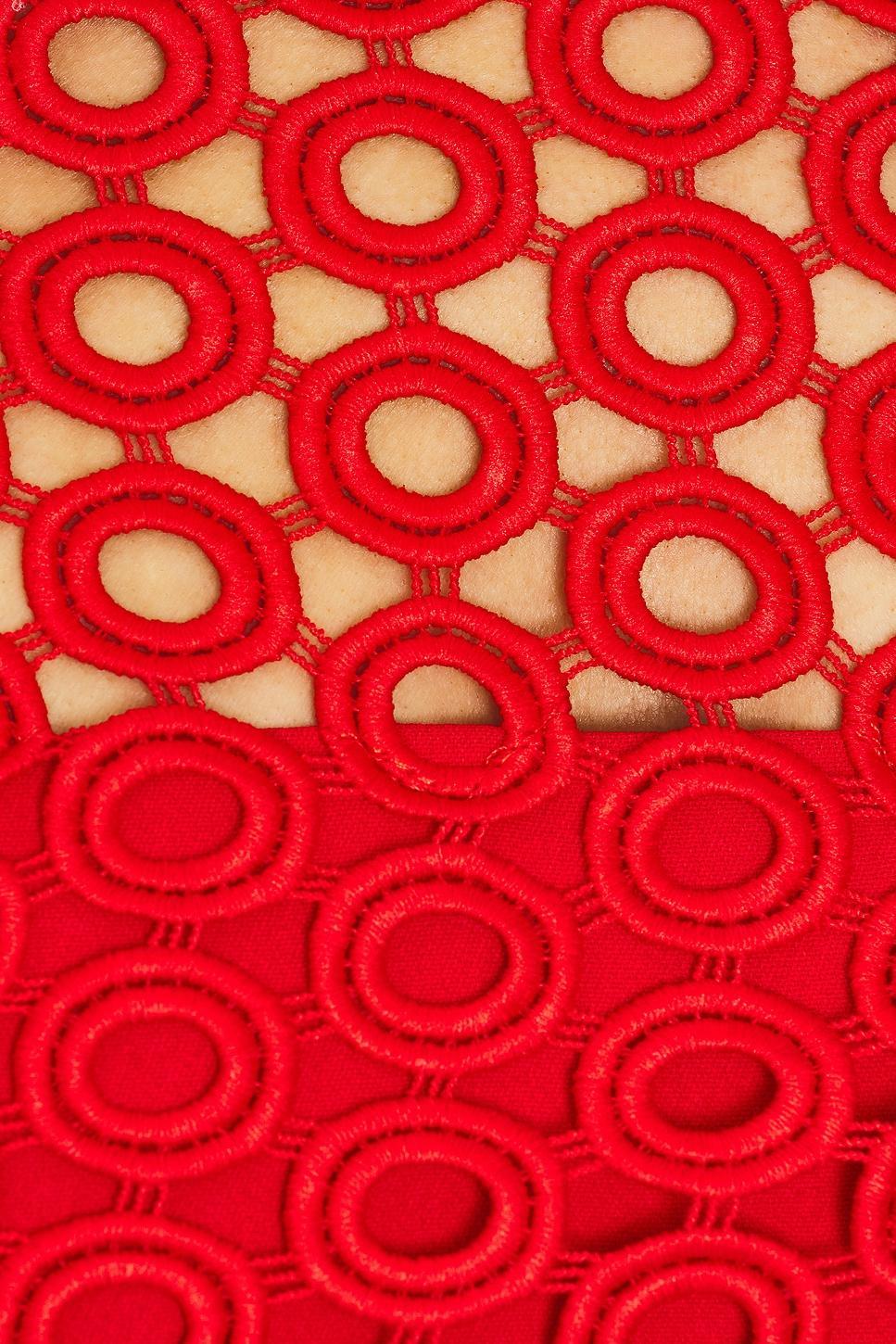 Macrame Long Sleeve Mini Dress David Koma Product Image