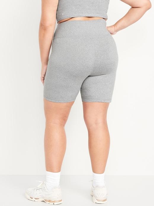 Extra High-Waisted CloudComfy Biker Shorts -- 6-inch inseam Product Image