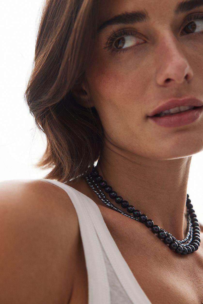 Layered Stone Necklace Product Image