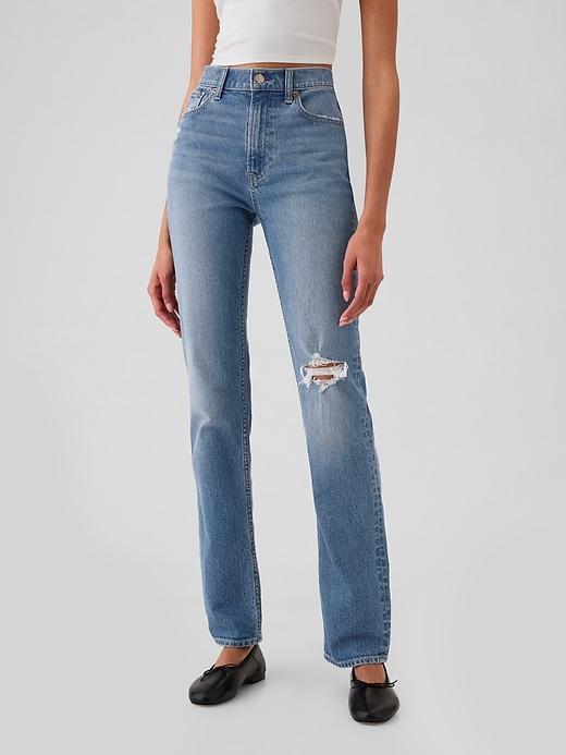 High Rise ’90s Straight Jeans Product Image