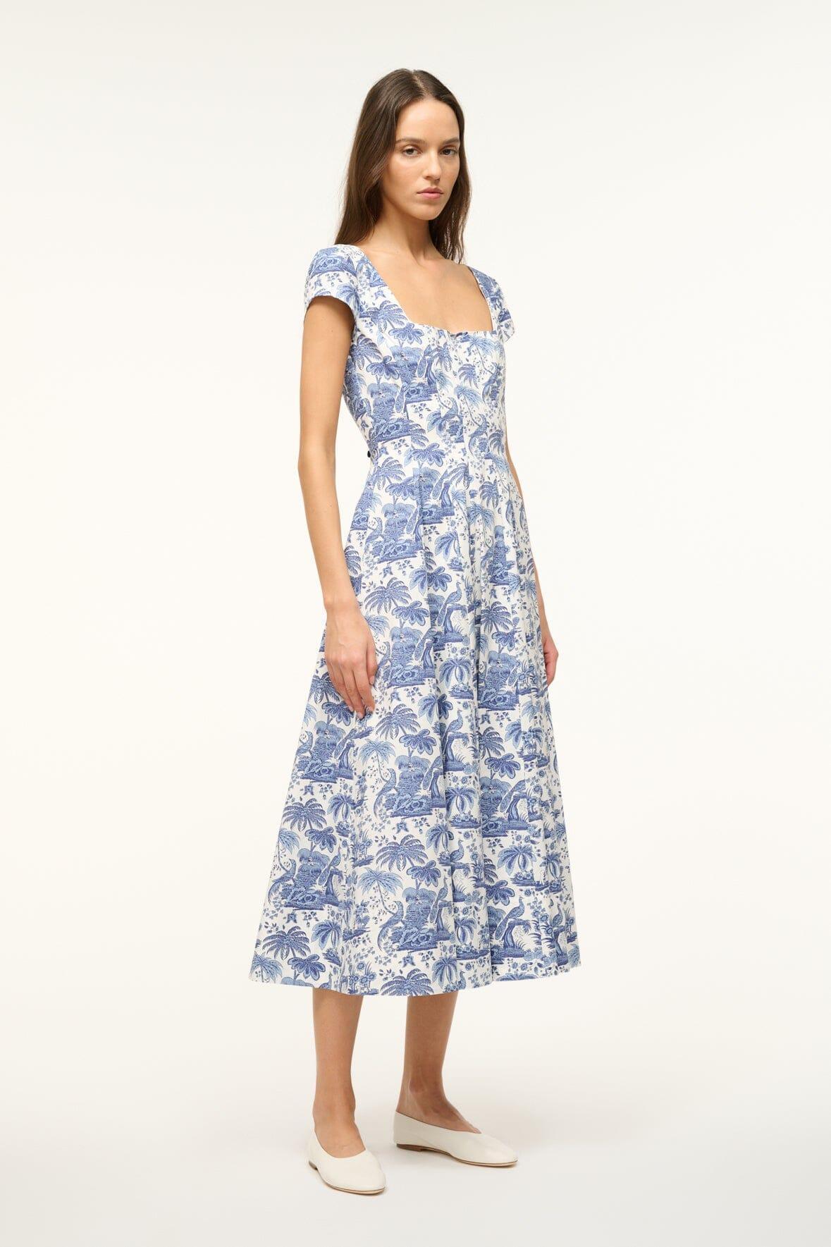 SHORT SLEEVE WELLS DRESS | BLUE TOILE Product Image