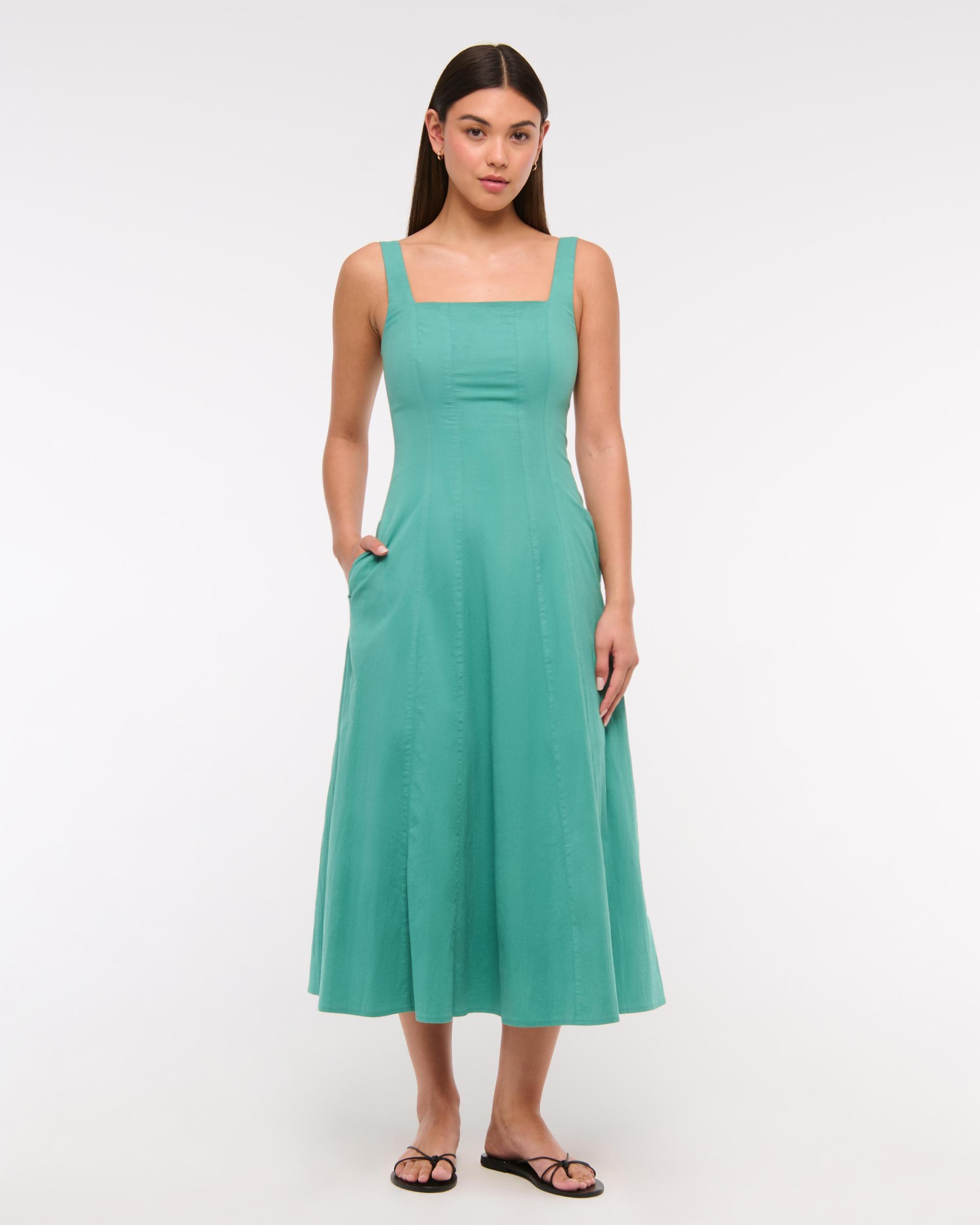 The A&F Mila Midi Dress Product Image