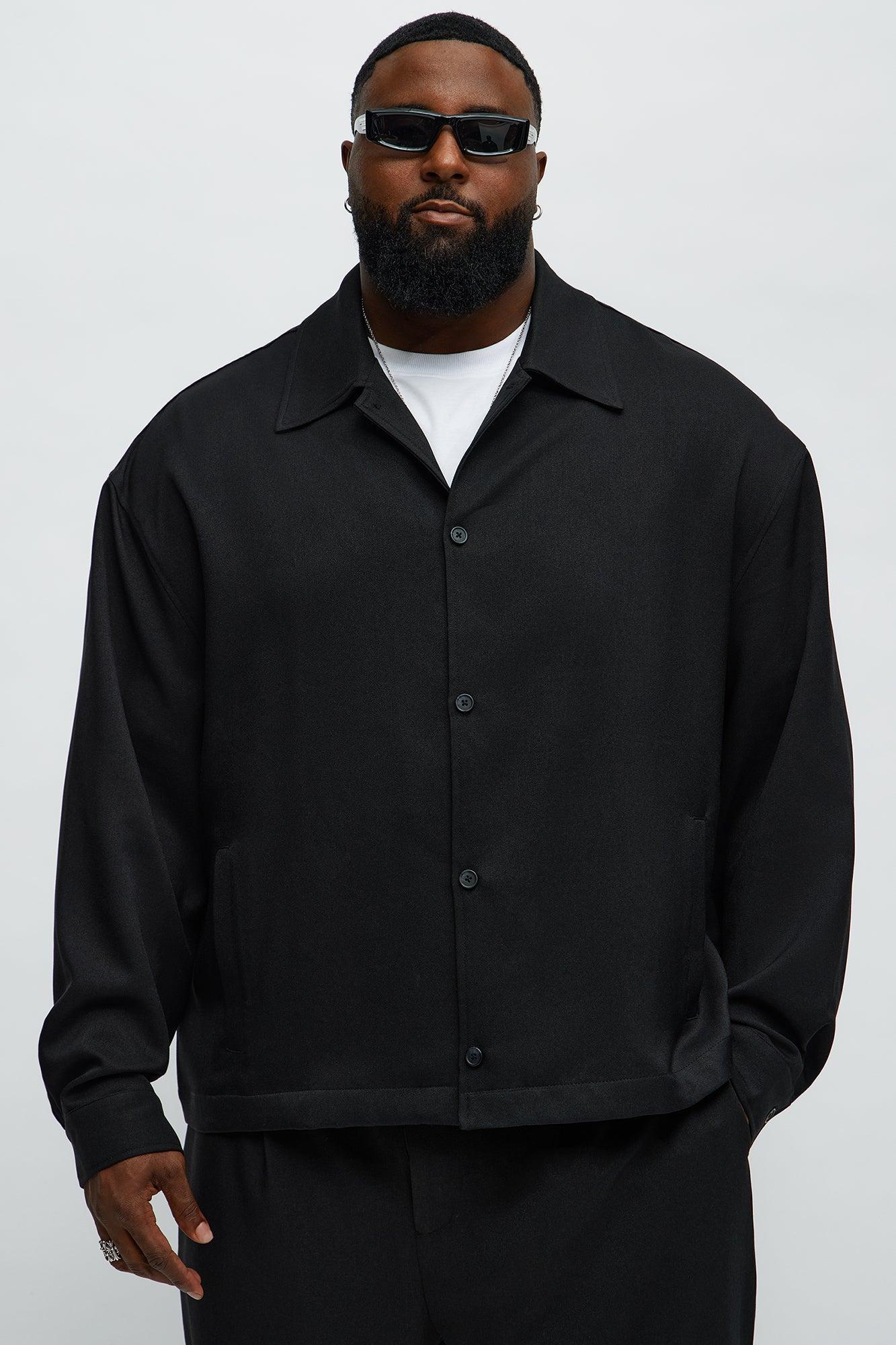 Relaxed Mara Overshirt - Black Product Image