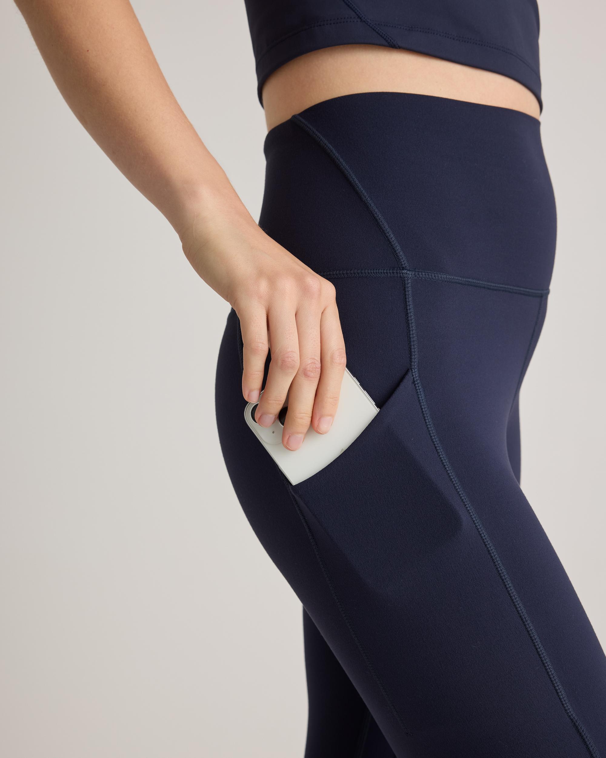 Quince | Women's Ultra-Form High-Rise Pocket Legging Size XL, Nylon/Spandex Product Image