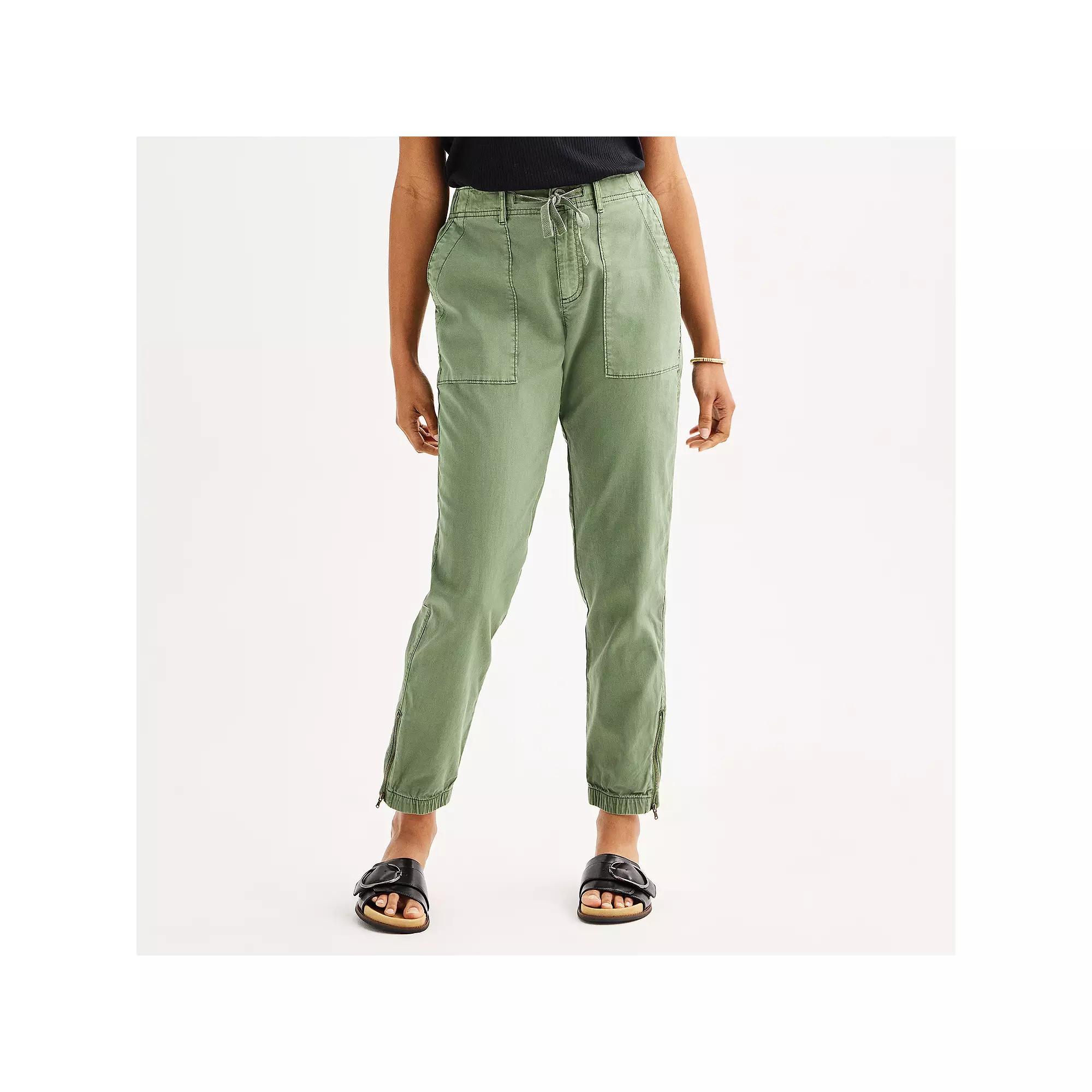 Petite Sonoma Goods For Life® Core Utility Jogger, Women's, Size: XL Petite, Manolo Green Product Image