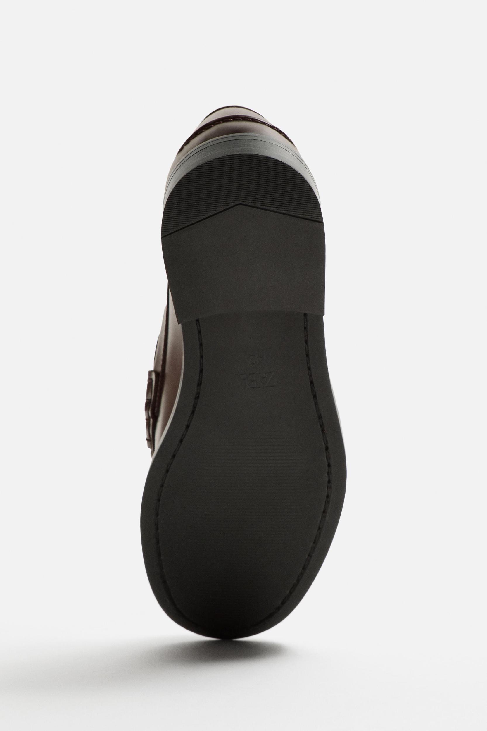 LEATHER PENNY LOAFERS Product Image