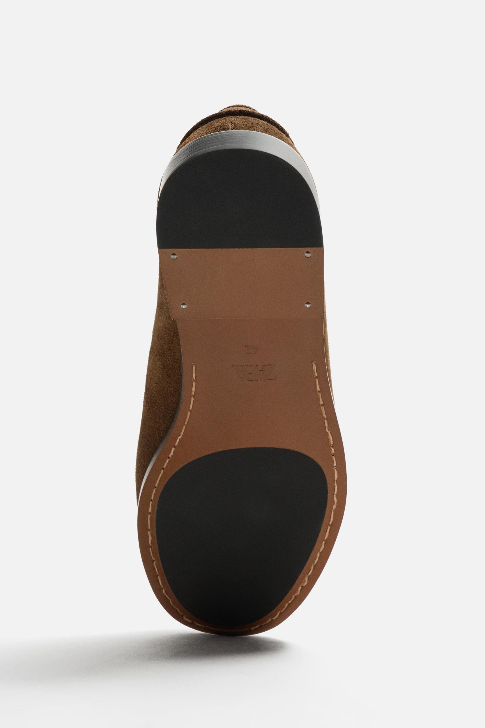 LEATHER SADDLE LOAFERS LIMITED EDITION Product Image