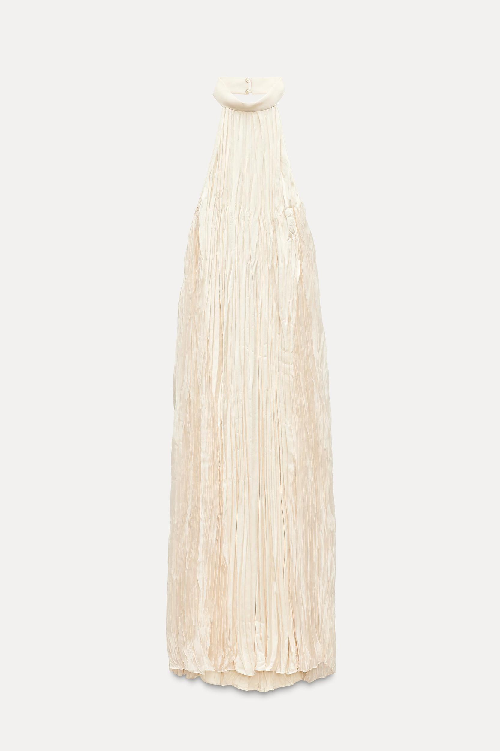 LONG PLEATED DRESS Product Image