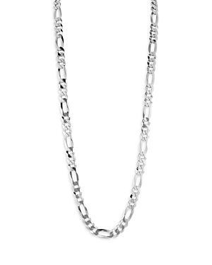 Milanesi And Co Sterling Silver Figaro Chain Necklace 11mm, 20 Product Image