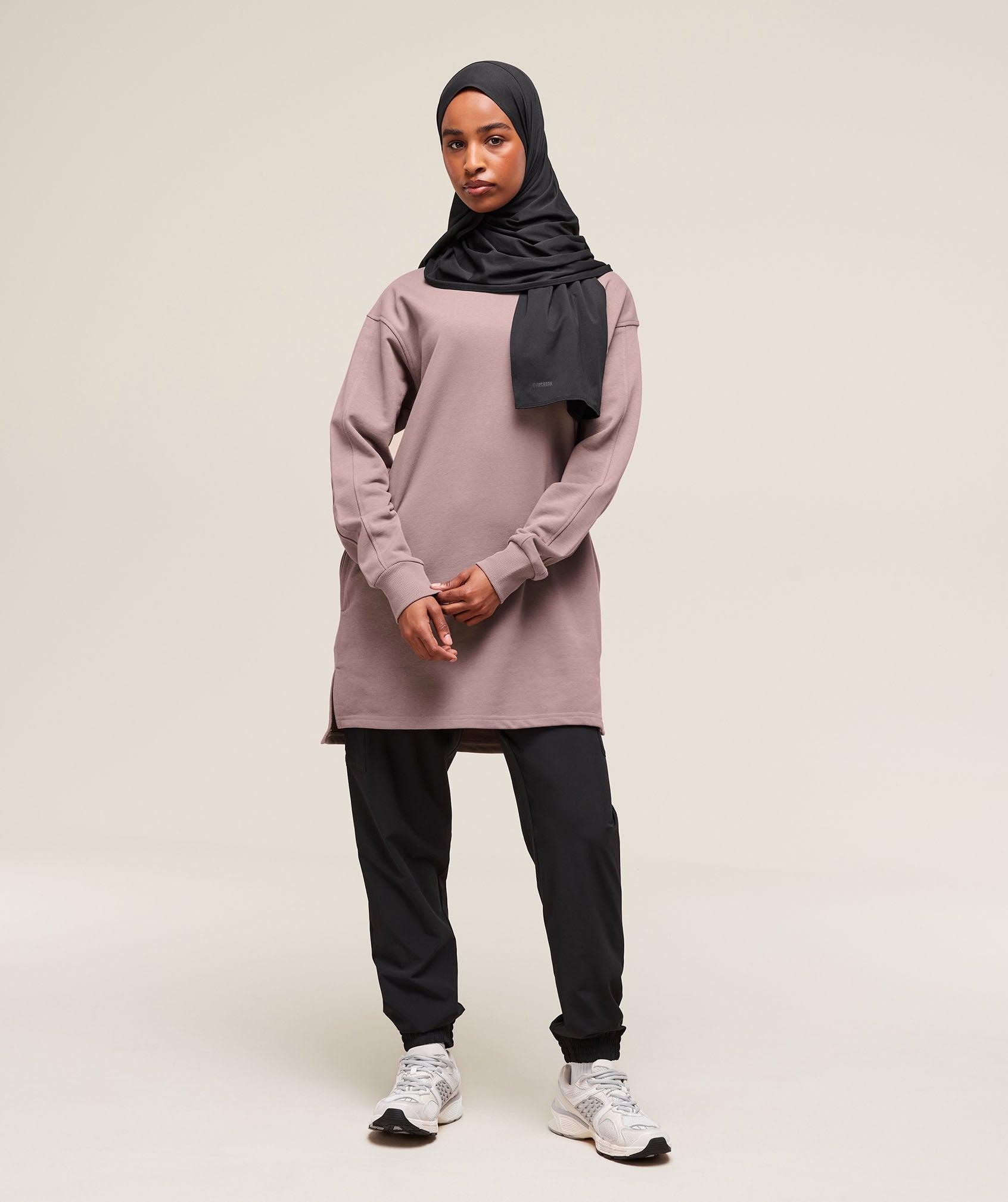 Gymshark Covered Pullover - Washed Mauve Female Product Image