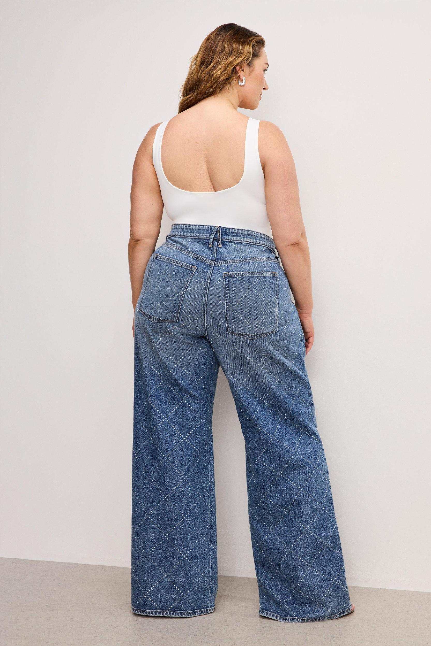 GOOD EASE RELAXED DIAMOND JEANS | INDIGO827 Product Image
