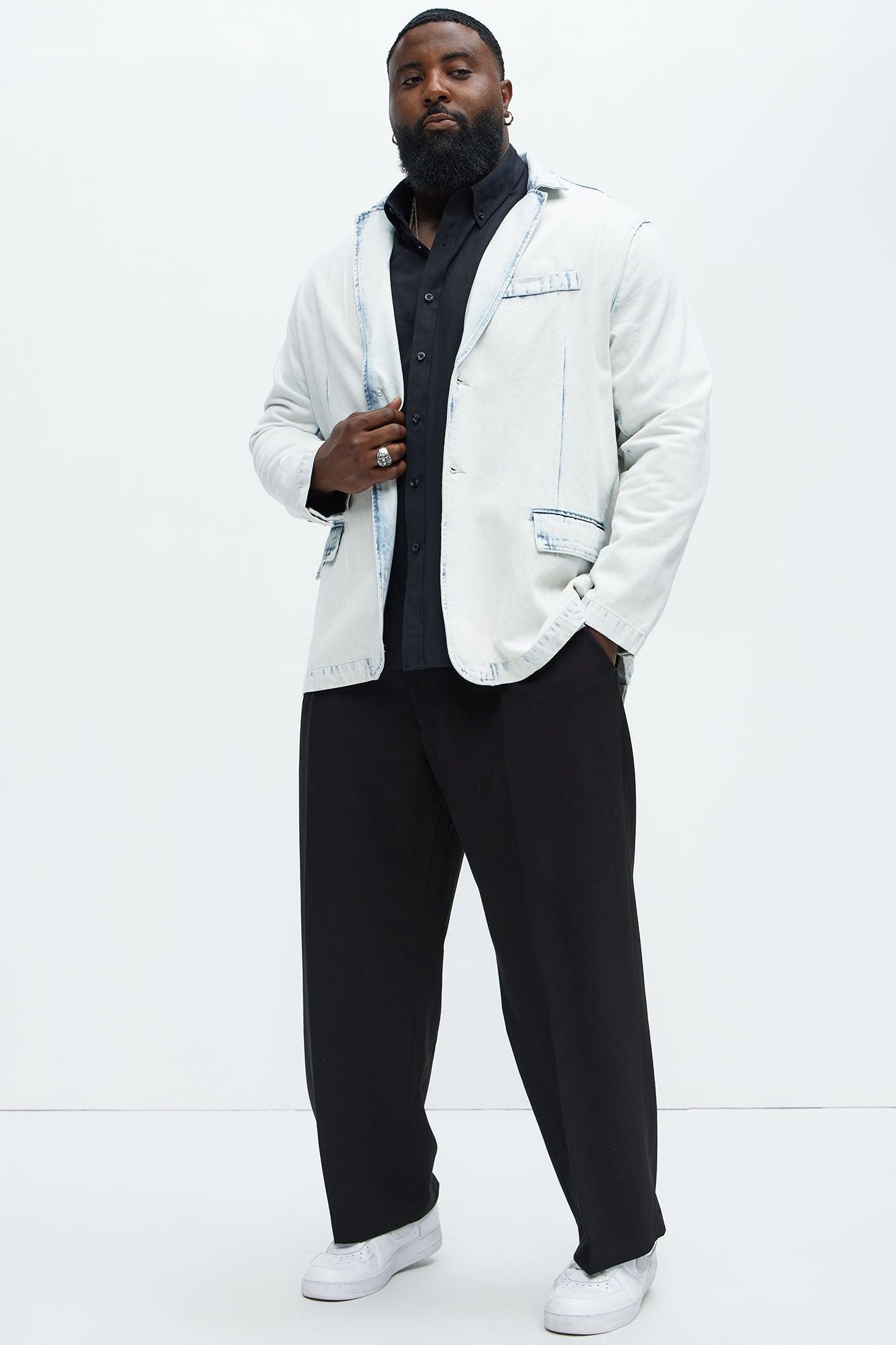 Congreve Denim Blazer - Light Wash Product Image