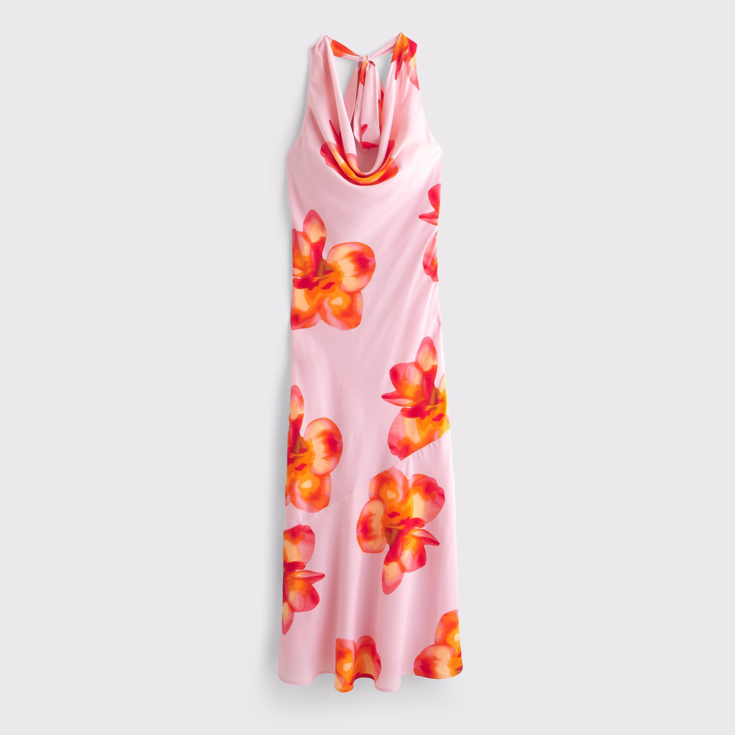 Cowl Halter Maxi Dress Product Image