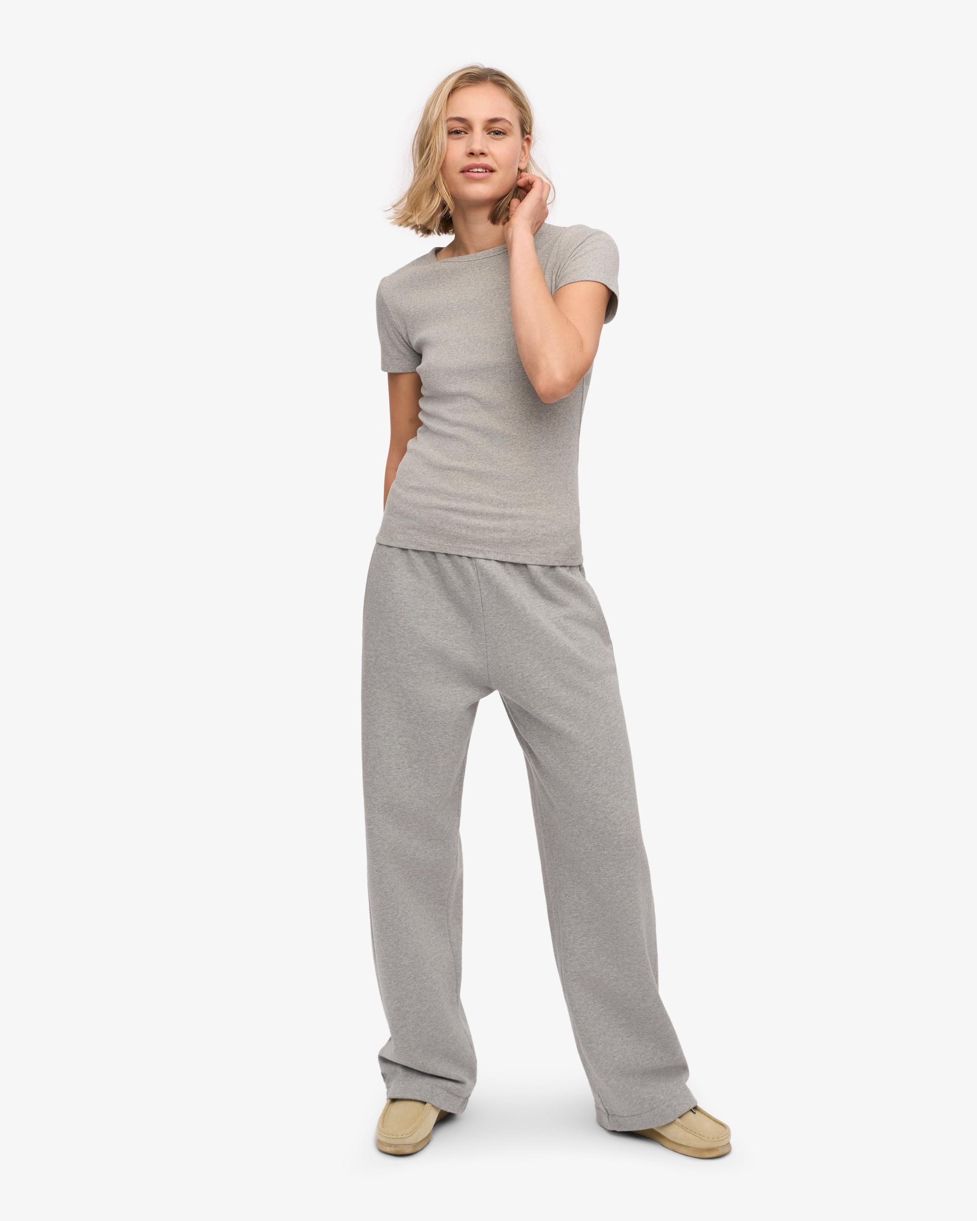 Organic Rib T-Shirt - Optical White Product Image
