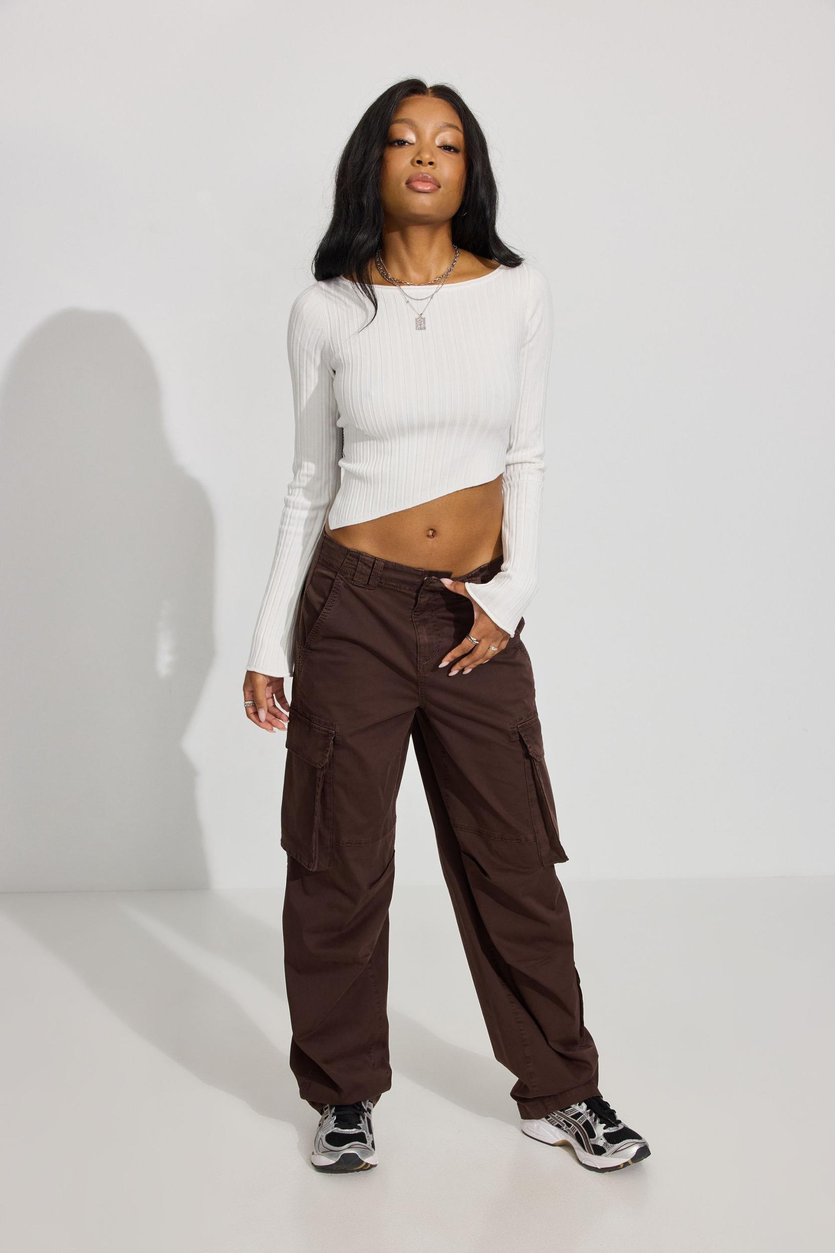 Sleek Plunge Halter Top Product Image