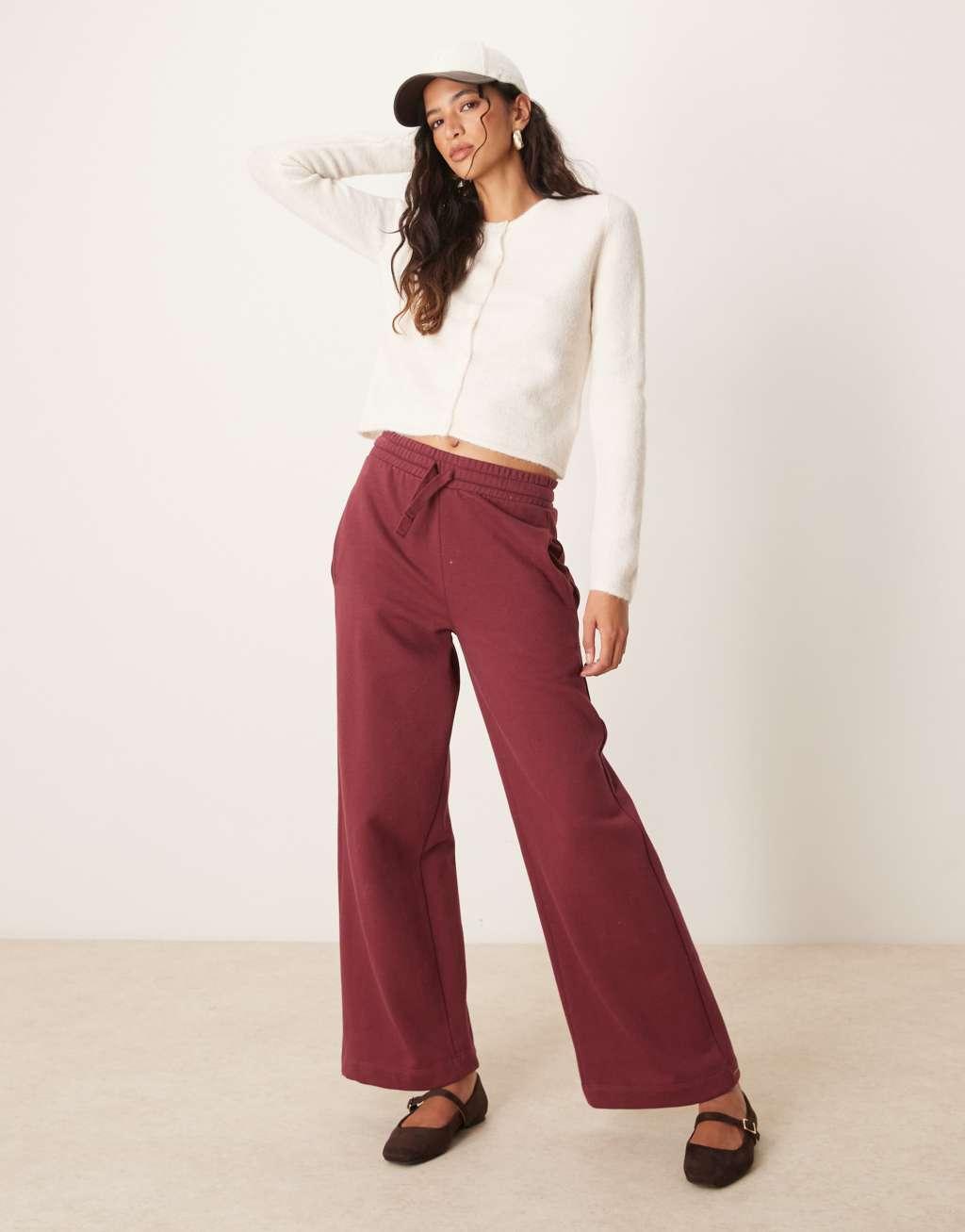 Gina Tricot knit cardigan in cream Product Image