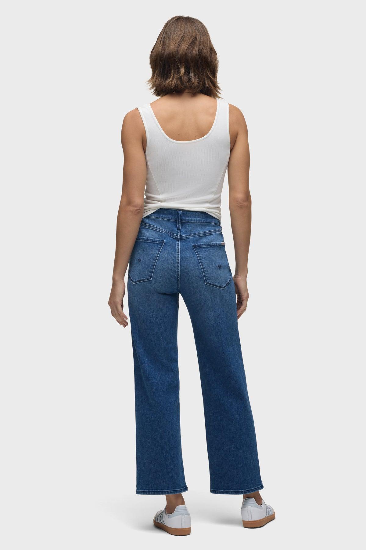 Rosalie High-Rise Wide Leg Ankle Jean Female Product Image