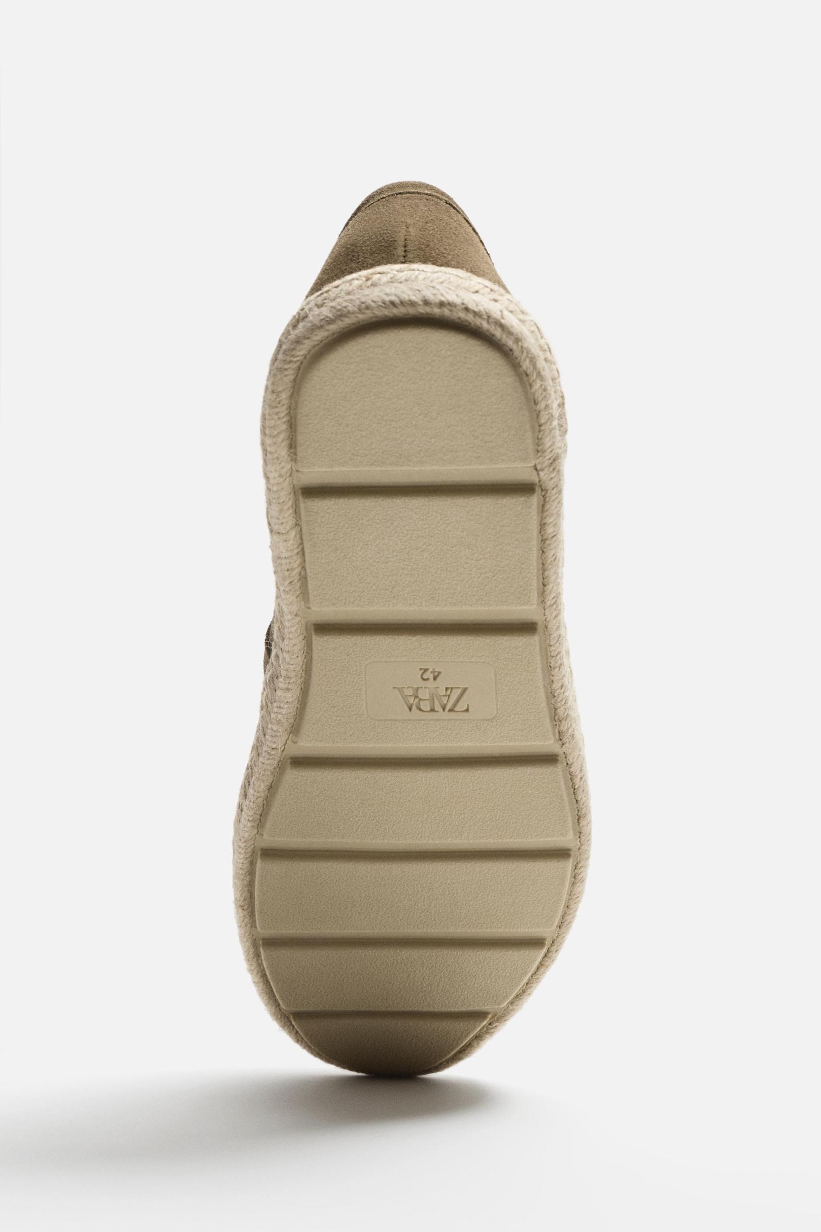 JUTE SOLE LEATHER LOAFERS Product Image
