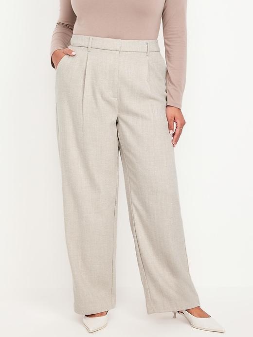 Extra High-Waisted Taylor Trouser Wide-Leg Pants Product Image