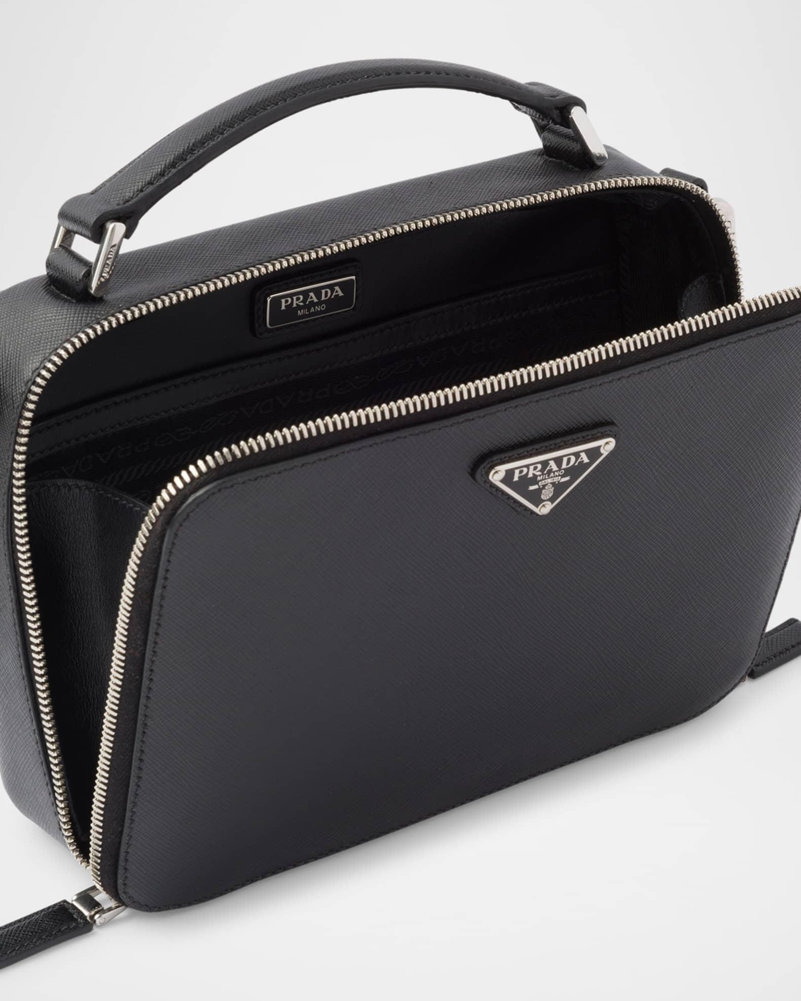 Men's Brique Saffiano Leather Top-Handle/Crossbody Bag Product Image
