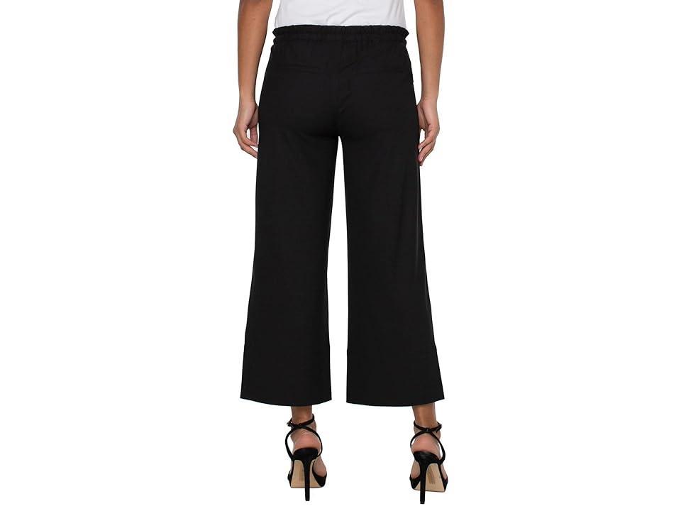 Liverpool Los Angeles Tie Waist Wide Leg Pants Product Image