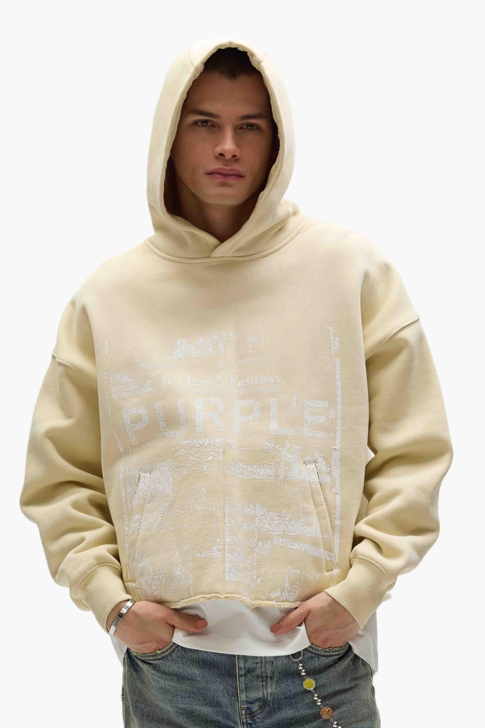 Fantasy Cropped Hoodie Male Product Image