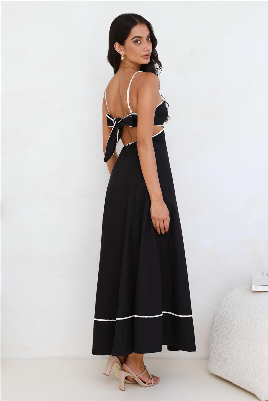 Island Dreamer Maxi Dress Black Product Image