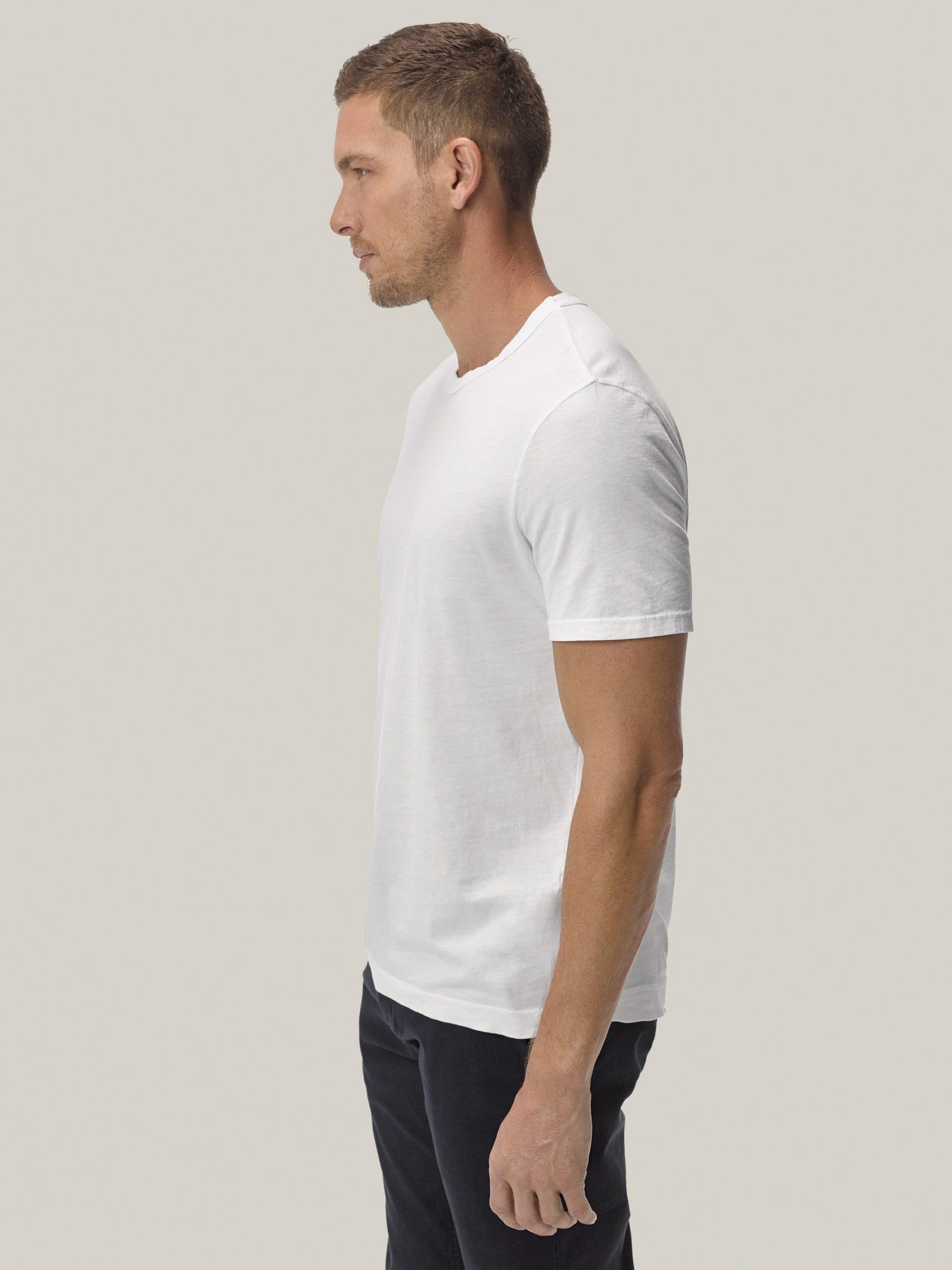 White Pima Classic Tee Product Image