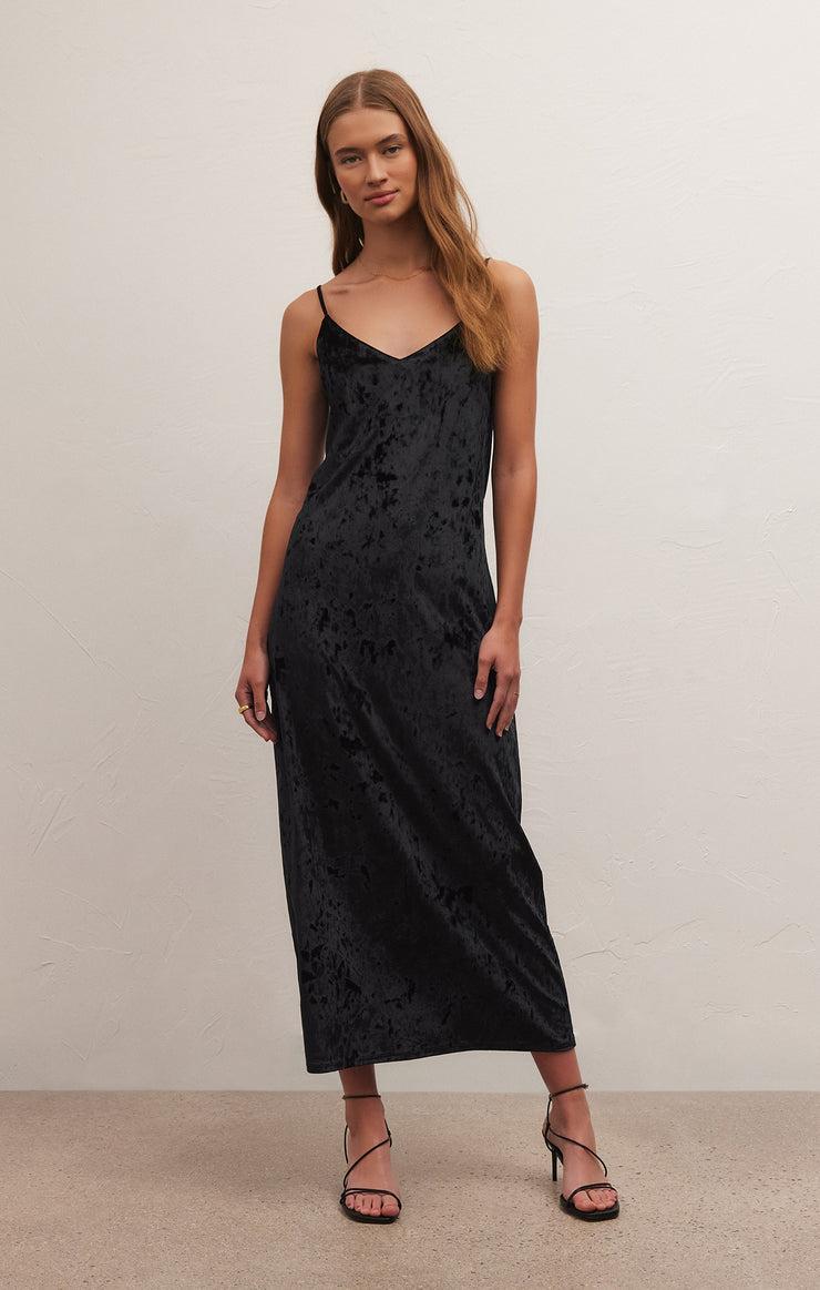 Selina Crushed Velvet Midi Dress *FS Product Image