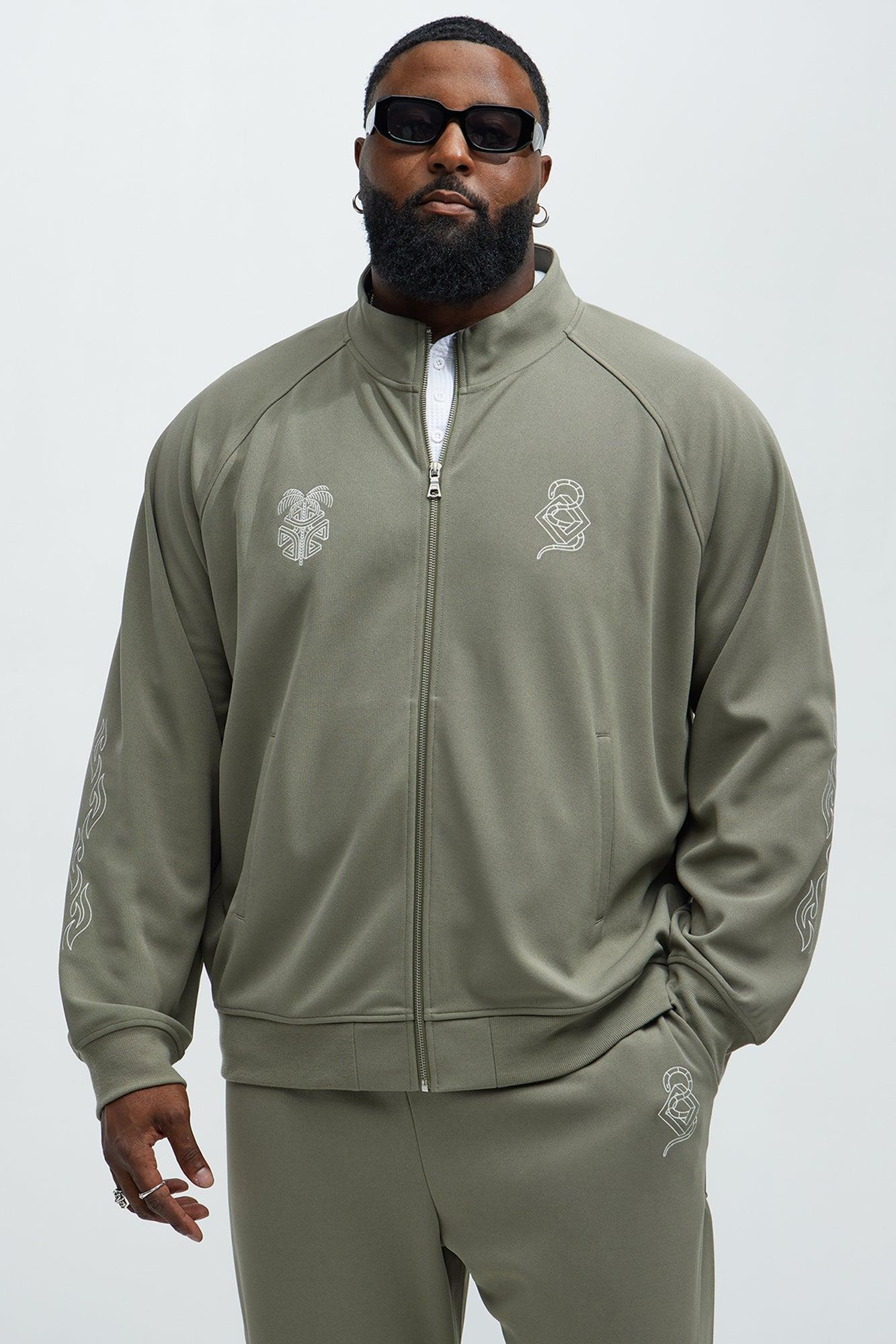 Bliss Track Jacket - Green Product Image