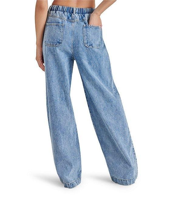 Steve Madden Minorca Front Tie Pull On Wide Leg Pant Product Image