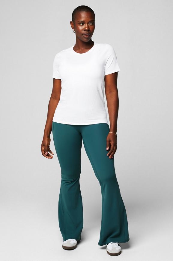 PureLuxe High-Waisted Crossover Flare Product Image