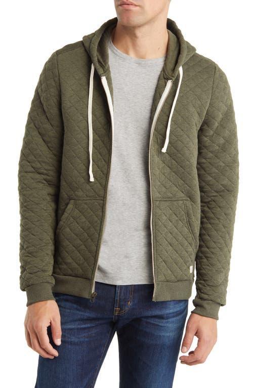 Marine Layer Corbet Quilted Full Zip Hoodie Product Image