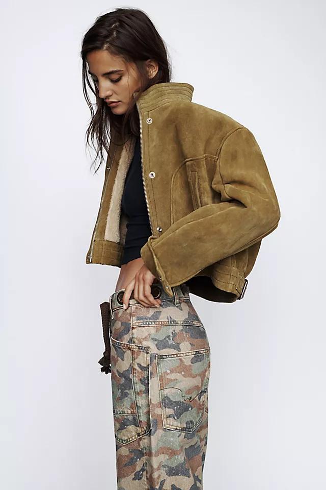 We The Free Wes Suede Bomber Product Image