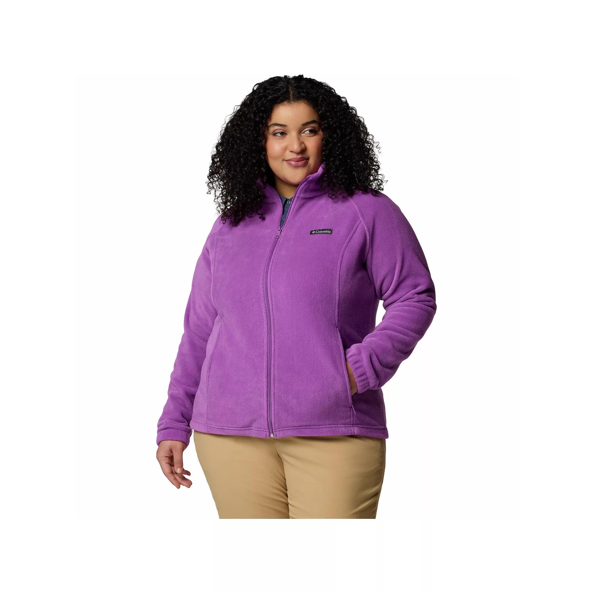 Plus Size Columbia Benton Springs Full-Zip Fleece Jacket, Women's, Size: 1XL, Spray Product Image