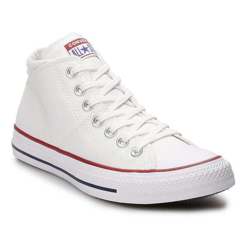 Women's Converse Chuck Taylor All Star Madison Mid Sneakers, Size: 10, Black White Product Image