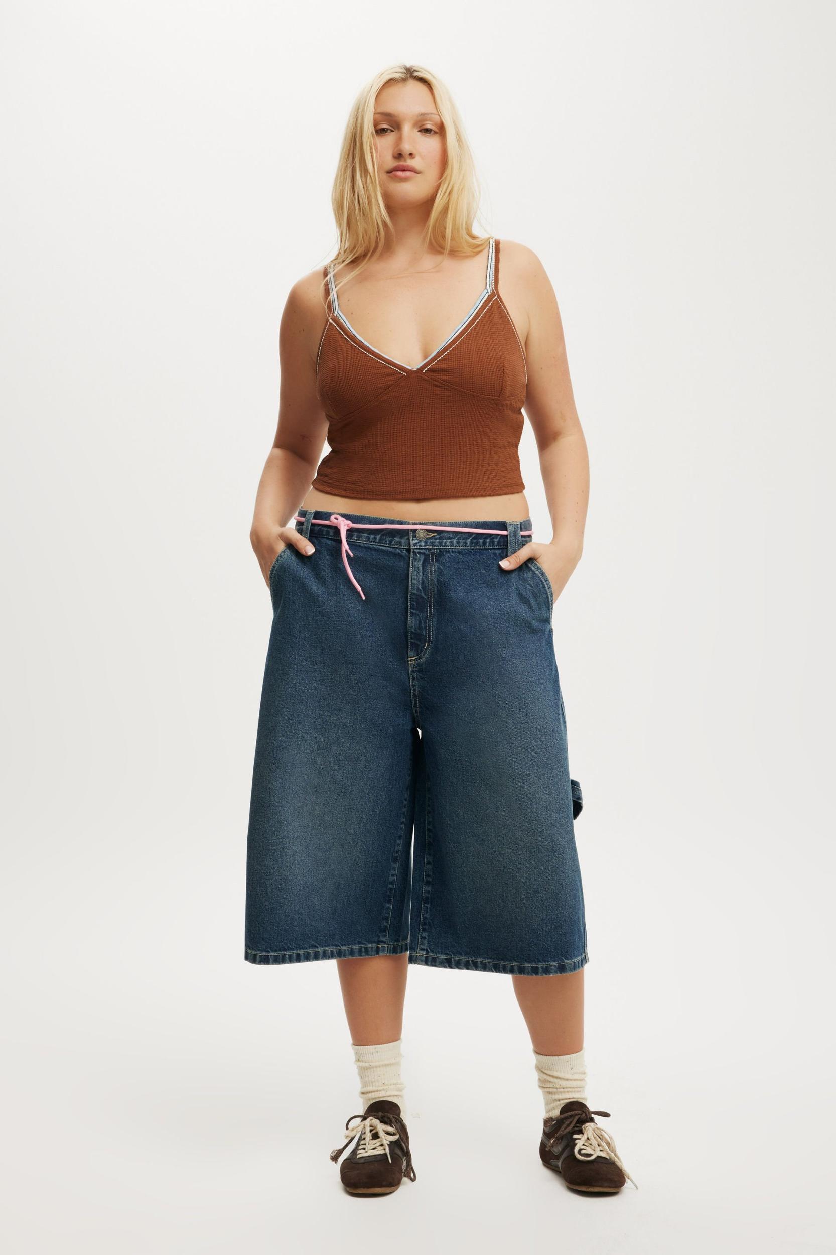 Cotton On Women - 91 Baggy Denim Jort Product Image