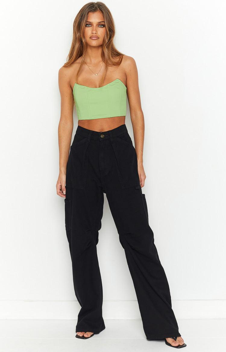 Graceland Green Corset Top Product Image